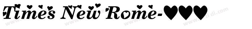Times New Rome字体转换